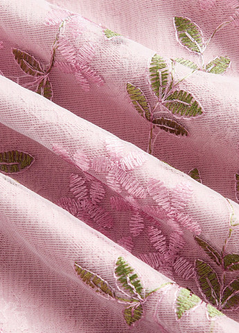 Розовое кэжуал платье клеш SHEIN однотонное