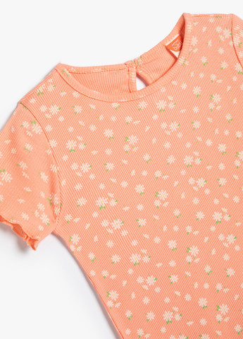 Помаранчева літня футболка KOTON