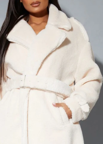 Молочное демисезонное Пальто PrettyLittleThing