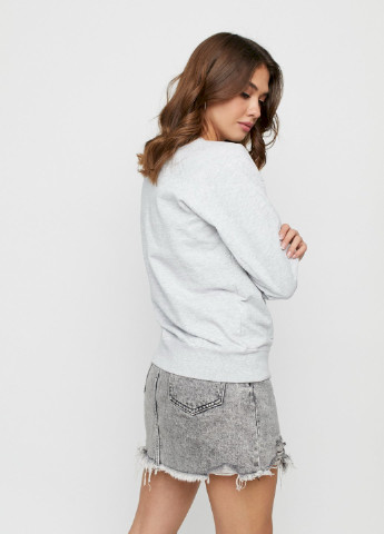 Серый свитшот женский /no flis/ YAPPI рисунок (251467796)