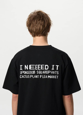 Черная футболка Uniqlo