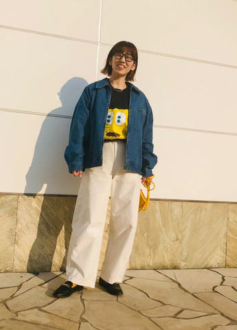 Черная футболка Uniqlo