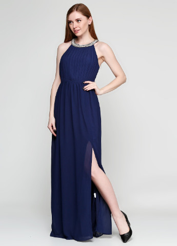 Синя вечірня сукня TFNC London однотонна