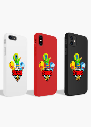 Чехол силиконовый Apple Iphone 8 plus Леон Бравл Старс (Leon Brawl Stars) (6154-1703) MobiPrint (219538794)