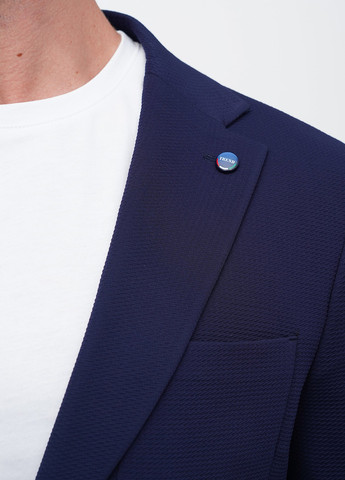 Темно-синий демисезонный костюм (пиджак, брюки) брючный Trend Collection