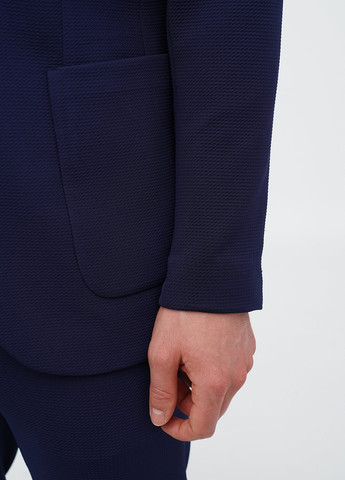 Темно-синий демисезонный костюм (пиджак, брюки) брючный Trend Collection