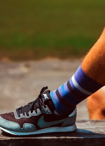 Фіолетові носки Mo-Ko-Ko Socks смужки (25064167)