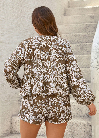 Костюм (блуза, шорти) SHEIN (365219897)