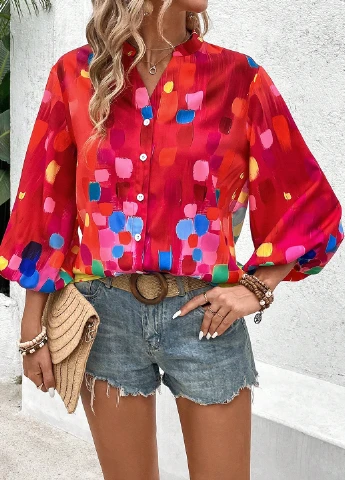 Комбінована блуза SHEIN