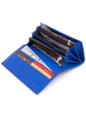 Жіночий шкіряний гаманець 18,5х9х2 см st leather (229460417)