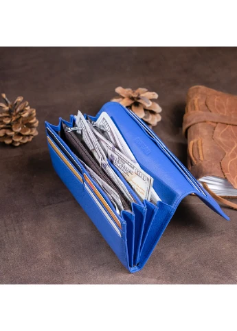 Жіночий шкіряний гаманець 18,5х9х2 см st leather (229460417)