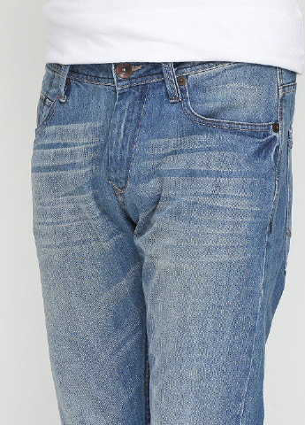 Голубые демисезонные со средней талией джинсы Garcia
