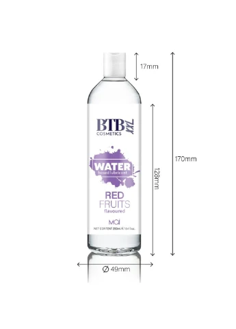 Смазка на водной основе FLAVORED RED FRUITS с ароматом красных фруктов (250 мл) BTB (254785275)