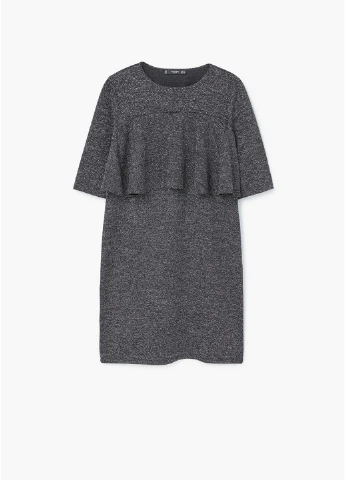 Черное кэжуал платье Mango