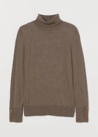 Темно-бежевий демісезонний светр H&M