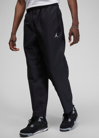 Черные спортивные демисезонные прямые брюки Jordan