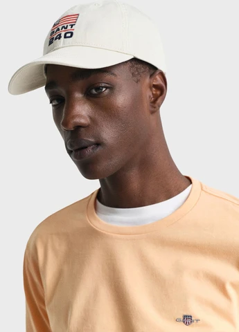 Оранжевая футболка Gant