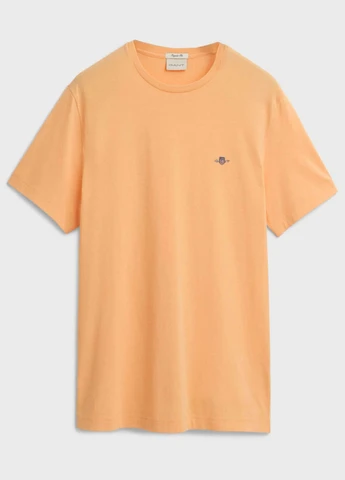 Оранжевая футболка Gant