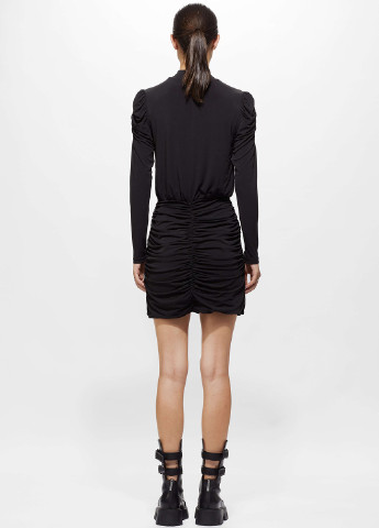 Чорна кежуал сукня YPS однотонна