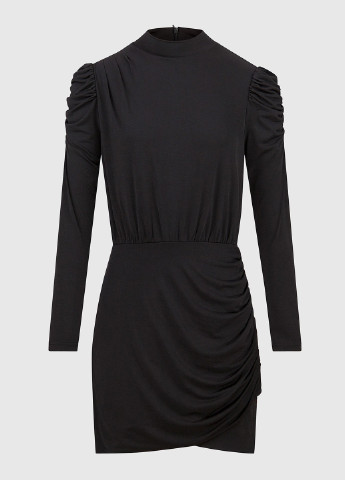 Чорна кежуал сукня YPS однотонна