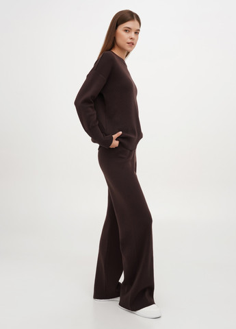 Темно-коричневый демисезонный свитер джемпер ESSME