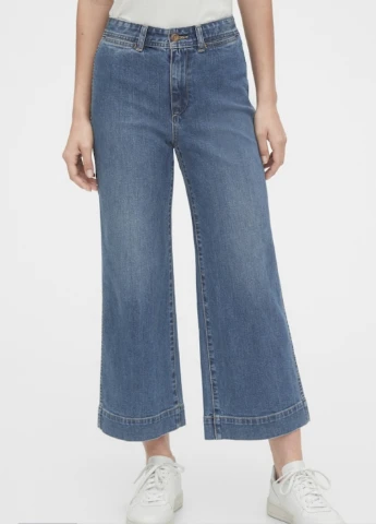 Джинси high rise wide leg crop Gap - (210690039)