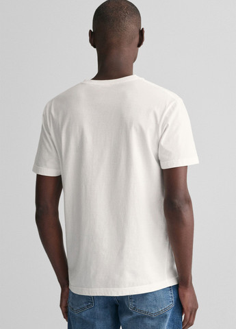 Белая футболка Gant