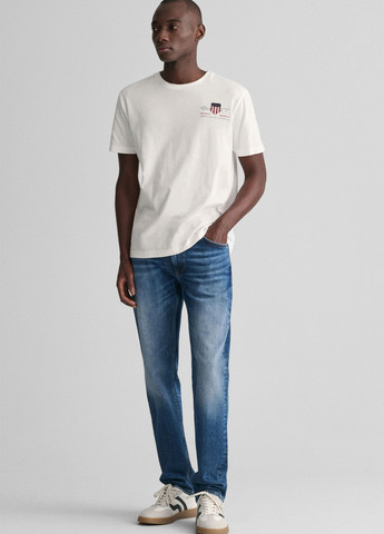 Белая футболка Gant