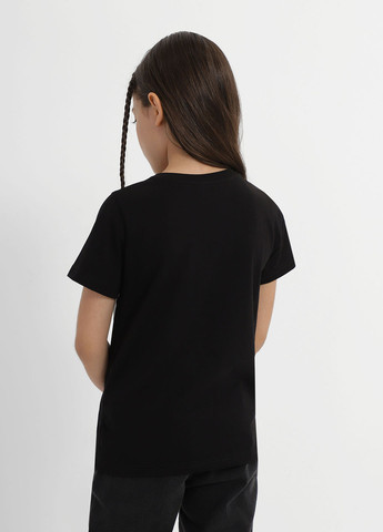 Черная летняя футболка INTERTOP