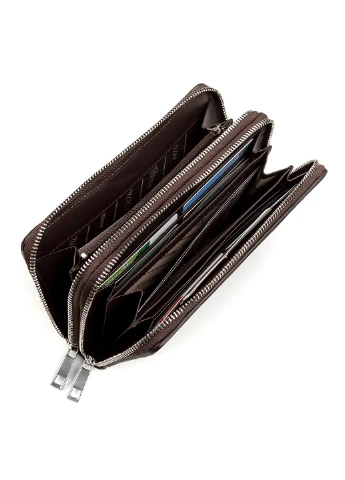 Чоловічий шкіряний гаманець 20х11,5 см Crocodile leather (252127453)