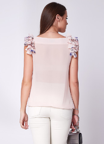 Светло-розовая летняя блуза Gioia
