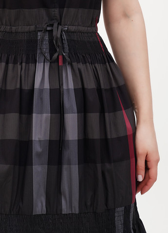 Комбінована кежуал сукня Burberry в клітинку