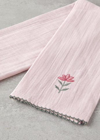 Рушник, 30х50 см English Home однотонний світло-рожевий