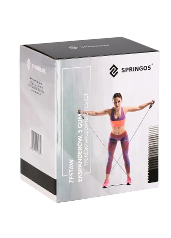 Набор трубчатых эспандеров 5 шт Springos (253490519)