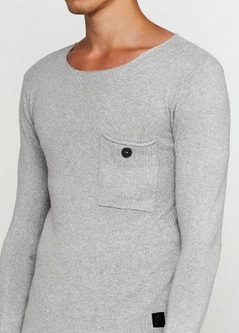 Серый демисезонный джемпер джемпер Anerkjendt