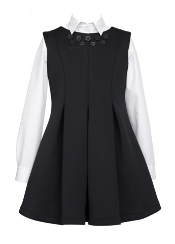 Черно-белое кэжуал платье SLY