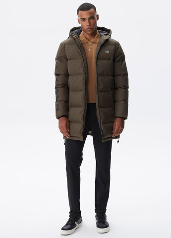 Коричнева демісезонна куртка Lacoste