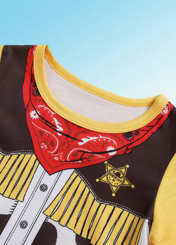 Жовта літня футболка SHEIN