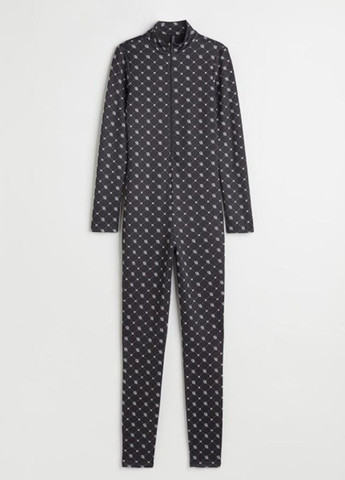 Комбинезон H&M надпись чёрный