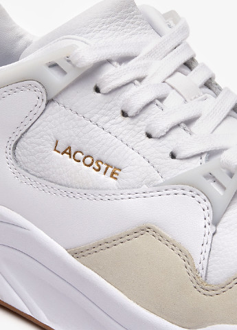 Білі осінні кросівки Lacoste