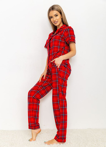 Красная всесезон пижама (рубашка, брюки) рубашка + брюки Ager