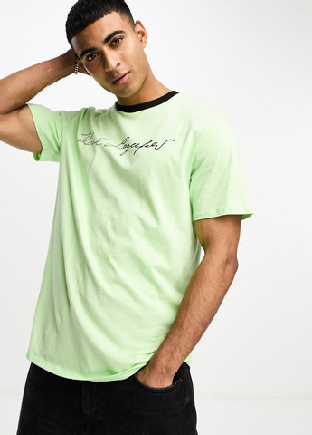 Салатовая футболка Karl Lagerfeld