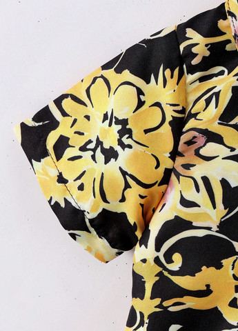 Комбинированный летний комплект (рубашка, шорты) SHEIN