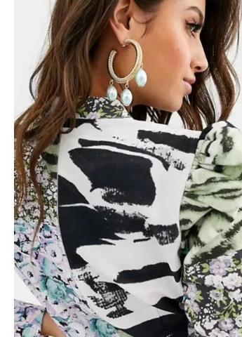 Сережки DESIGN півкільця S124 золотисті Asos (228702181)