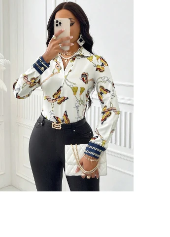 Белая блуза SHEIN