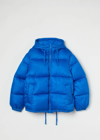 Синяя зимняя куртка H&M