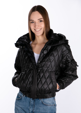 Черная демисезонная куртка 6703-001 s черный (2000903933205) Towmy