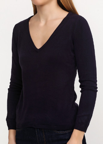 Темно-фіолетовий демісезонний пуловер пуловер New York & Company