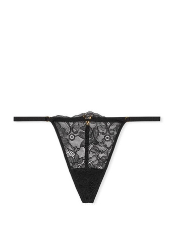 Чорний демісезонний комплект (бюстгальтер, трусики) Victoria's Secret