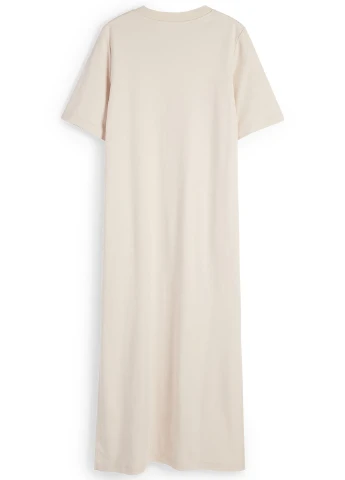 Бежева кежуал сукня сукня-футболка C&A однотонна